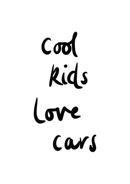 Cool Kids......'Love Cars'